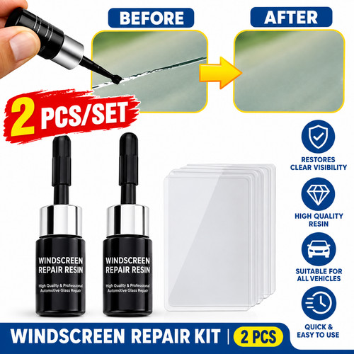 Windshield repair kit fix - windshield,