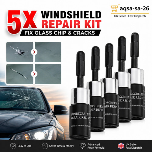 Windshield repair kit glass - kit,