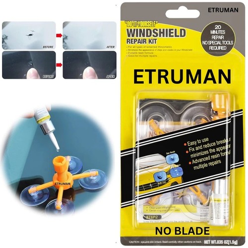 Car windshield repair kit - windshield,