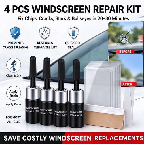 Car windscreen repair - windscreen, kit