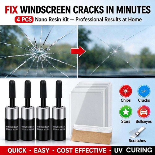 Windshield repair kit fix - kit,