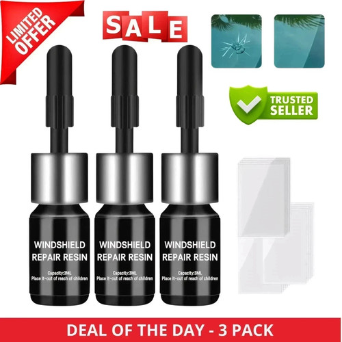 Windshield repair kit - 3x,