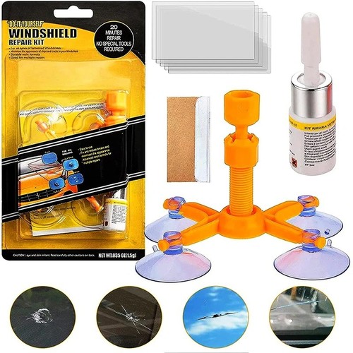 Car windshield repair kit - car,