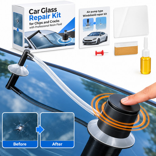 Car glass repair kit - repair, chips
