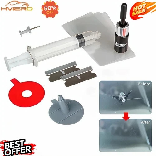 Car windscreen chip repair kit - windscreen,