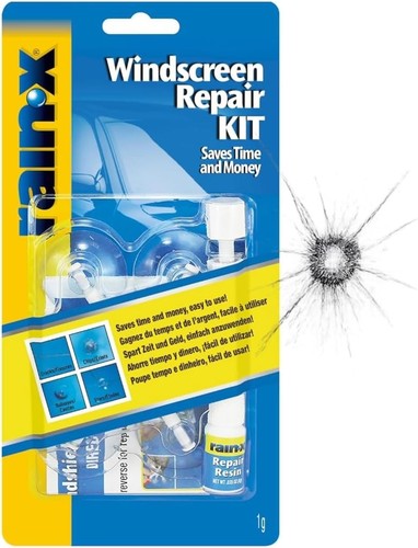 Rain windscreen repair kit - repair,