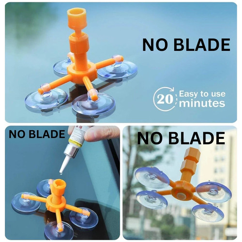 Car windshield repair - kit, fix