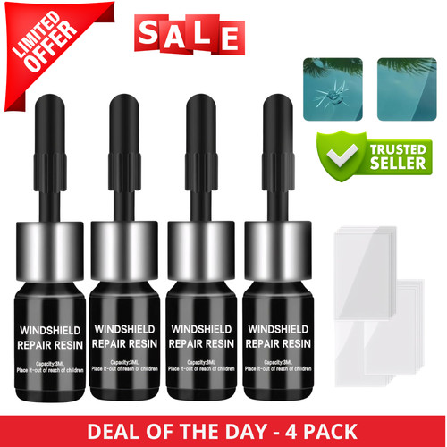 Windshield repair kit fix - 4x,